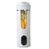 Compact Rechargeable Electric Fruit Juicer with Auto-Clean Function for Home Use