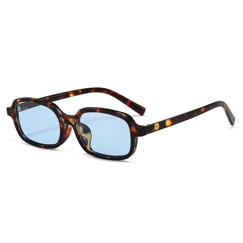 Narrow Square Frame Trendy Versatile Sunglasses Anti Blue Light Unisex Glasses