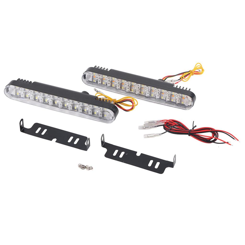 2X 30 Led Car 12V Daytime Running Light Drl Driving Daylight Lamp Turn Signal Led Daytime Running Lights