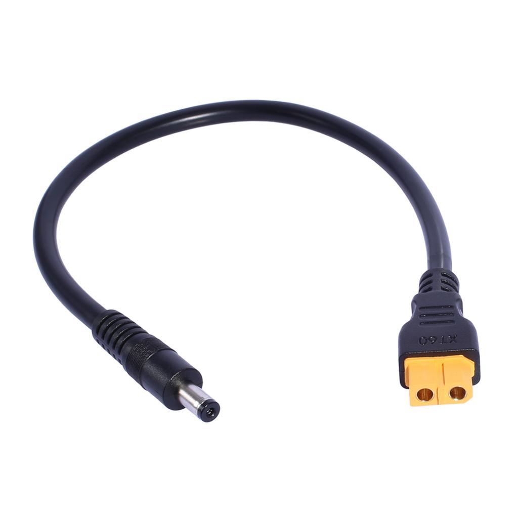 DC5.5x2.1mm/DC5.5x2.5mm Connectors Cable 30cm with XT60 Female End for Solar Panel and Remote Control Toy Power Supply