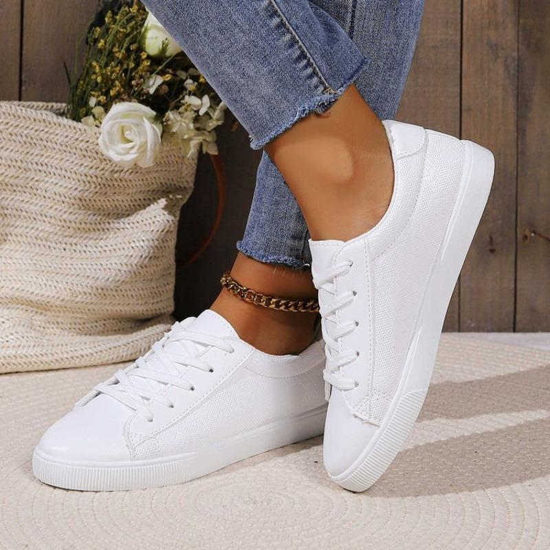 Large size little white shoes women's spring new casual single shoes little white shoes women's shoes