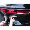 For Lexus LS LS350 LS500h 2018 + Car Style Rear Trunk Fog Light Tail Lamp Trim Protector Decoration Accessories Exterior Sticker
