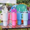 6pcs Sparkling Diamond Bow Straw Topper Reusable Straw Cover Cap for Stanley Cup Straw Decor