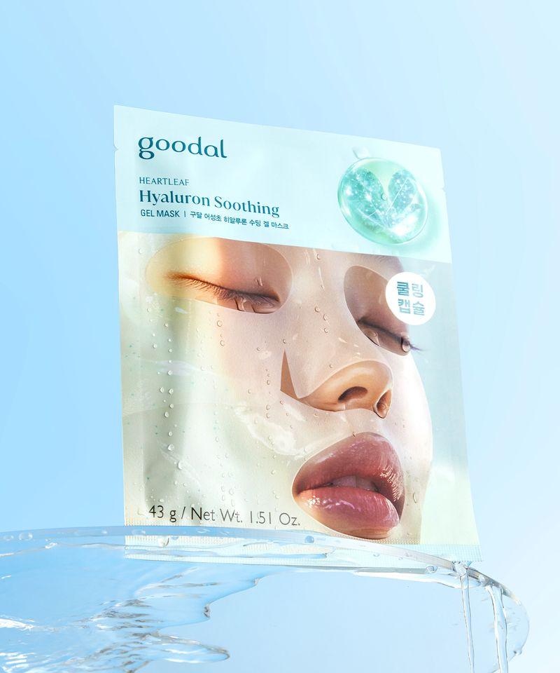 [NEW] Houttuynia Cordata Hyaluronic Soothing Gel Mask Special Set of 5 Sheets