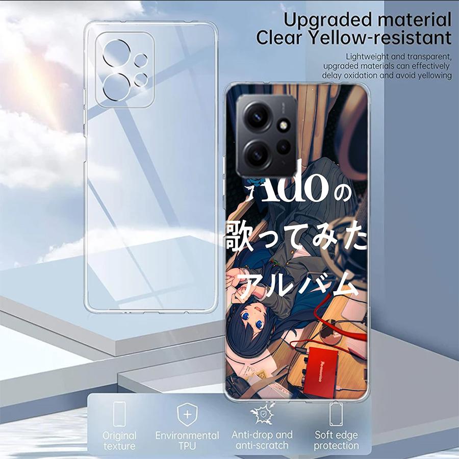 Ado Album Kyogen Phone Case For Redmi Note 14 13 12 11 Pro Plus 14S 12S 11S 11T 11E 10S 9S 10 9 Pro Cover TPU Shell Coque