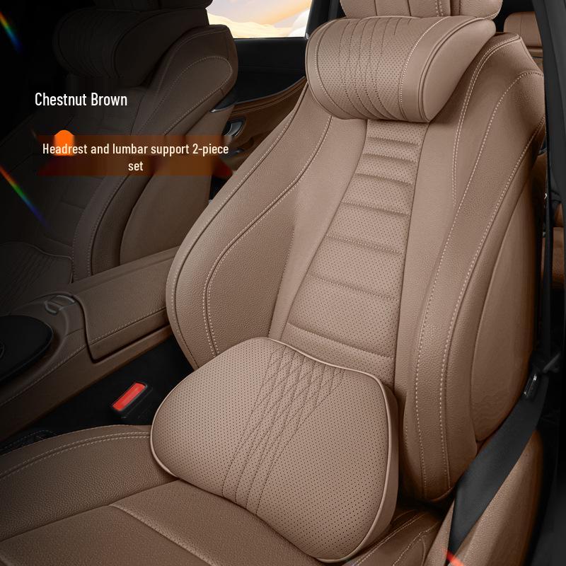 Jordani Premium Poduszka z Pianki Memory na Zagłówek Samochodowy i Podparcie Lędźwiowe