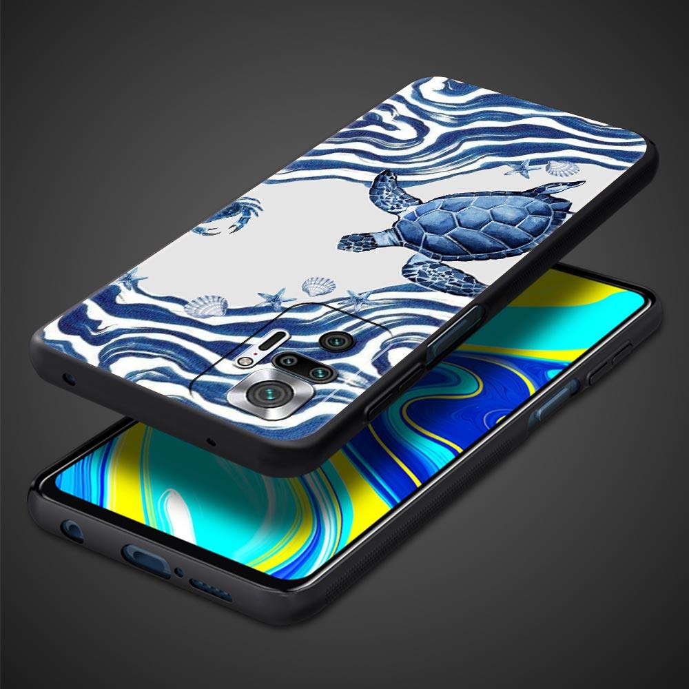 Phone Case For Xiaomi Redmi Note 14 13 12 Pro Plus 5G 9S 9 10 11 4G 14C 13C 12C 10C 9C 9A Soft Cover Ocean Life Theme