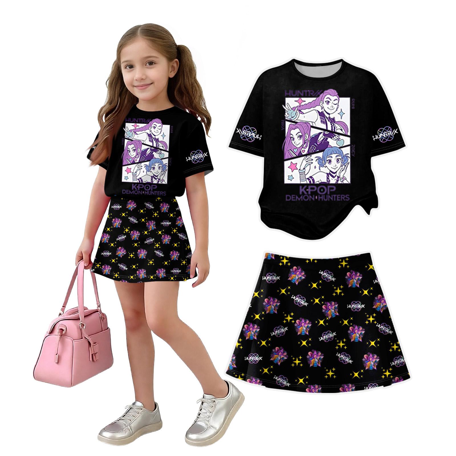 

Комплект одежды для новорожденных девочек и мальчиков, свободная футболка с принтом и штаны 130 чёрный