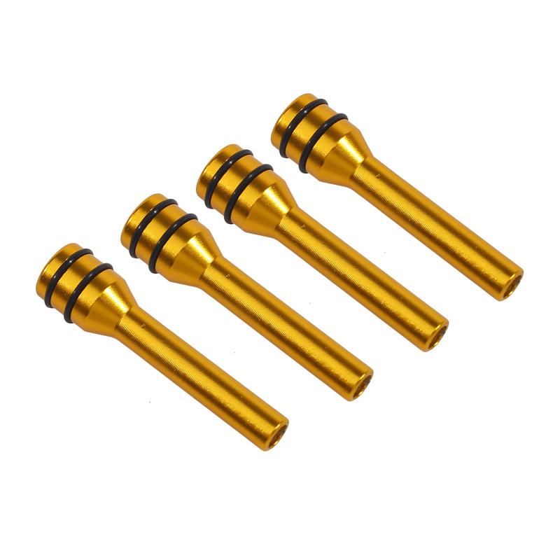 4PCS/pack Car Modification Universal Aluminum Alloy Door Handle Door Bolt Safety Lock Buckle Door Lock Knob