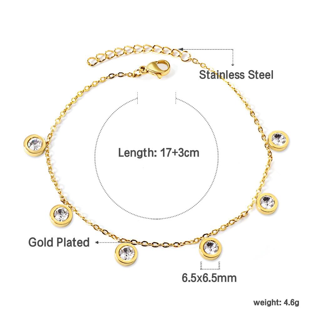 Bracelet Cute Sweet Butterfly Dragonfly Pendant with White Diamond Bracelet Stainless Steel Jewelry