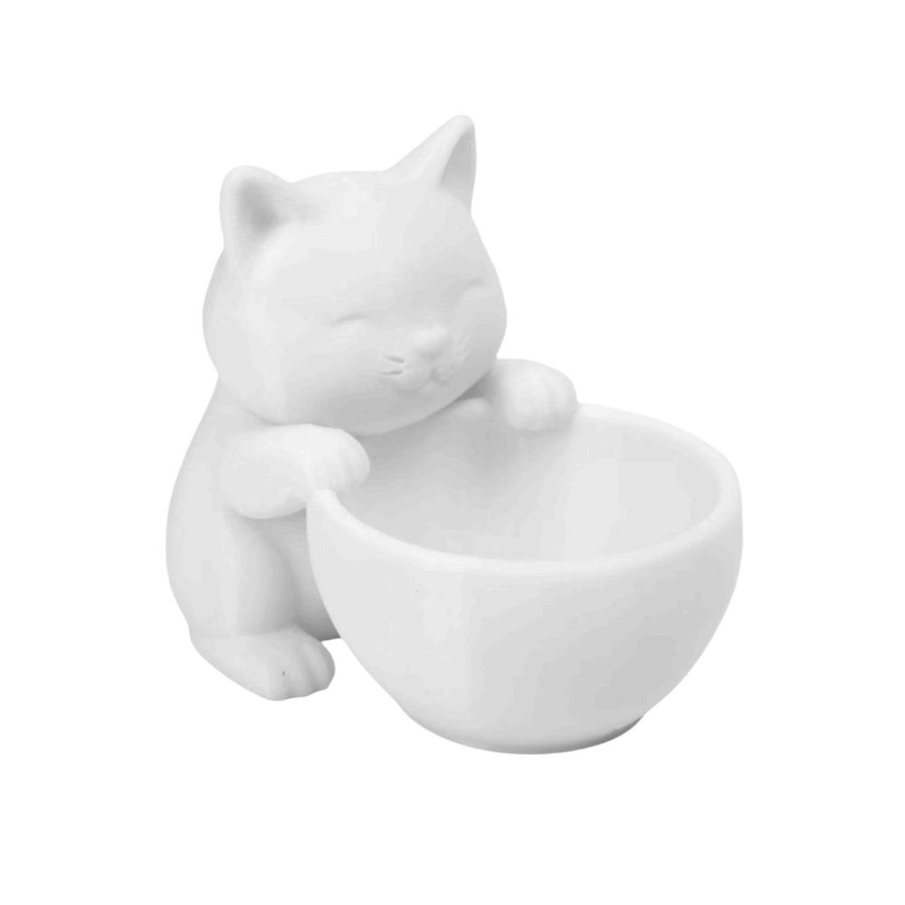 Garden Decor Cat-Shaped Planter Pot Ornaments Cacti Plant Pot Cute Succulents Pot Desk