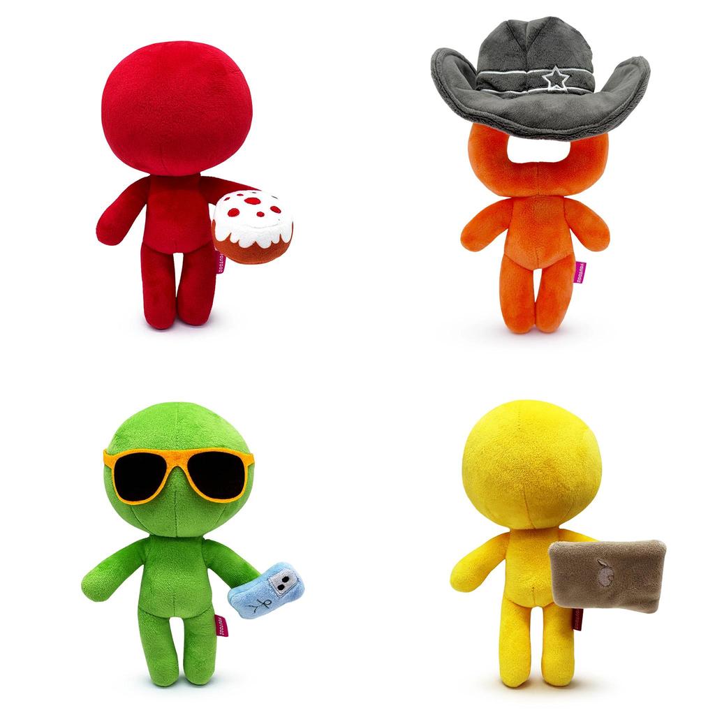 Animator Vs Animation Plush Toy Fire Stickman Collectible Soft Doll For Kids And Fans