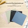 Silicone Honeycomb Heat-Resistant Non-Slip Pot Mat - Easy Clean & Anti-Scalding Placemat.
