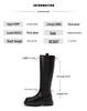 2025 Women's Over-the-Knee Leather and Fur Snow Boots, Plus Size, Fleece-Lined, Extra Wide, High-Leg