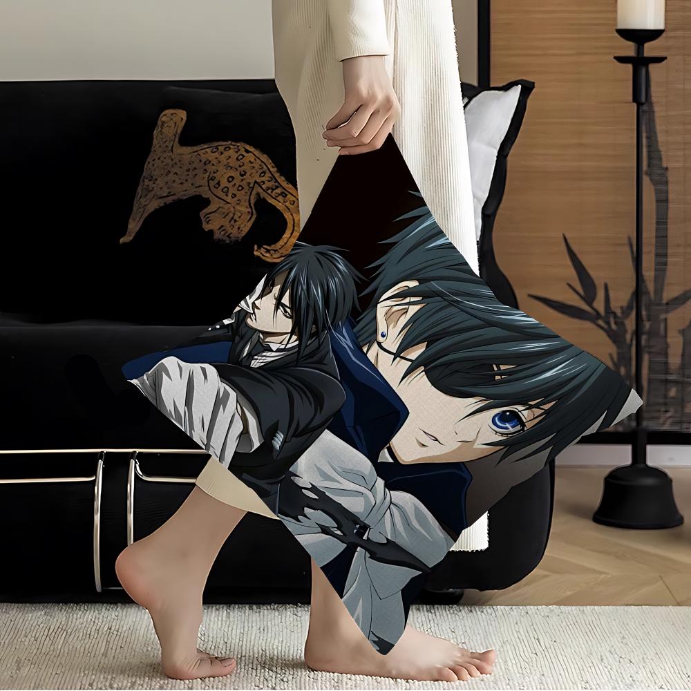 Black Butler Cushion Cover Inches Farmhouse Decor Home Throw Pillow Covers For Couch Decorations