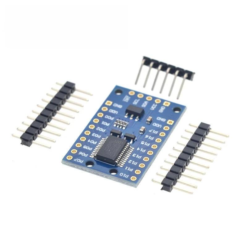 PCF8575 IO Expansion Board 16 Bit I2C Port Expander Module with Pin Header for Industrial Electronic Engineering Testing
