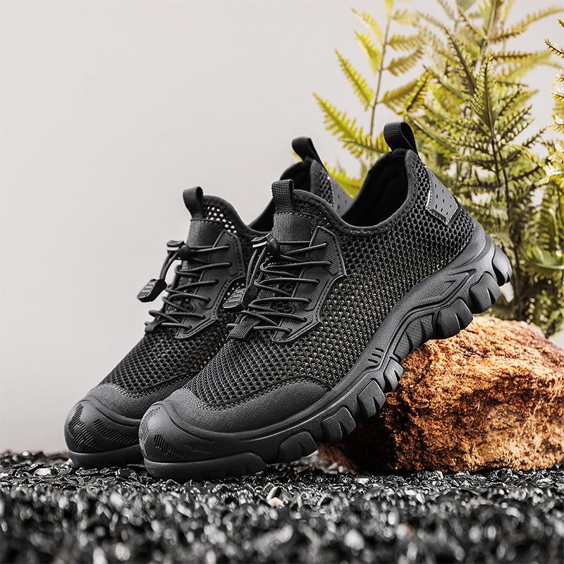 Fashion Anti-collision Toe Roman Shoes Sneakers New Summer Men's Sandals Hollow Out Breathable Men Casual Shoes Outdoor Male Besch Shoes