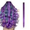 Color Hair Patch Hair Patch Multi-color Hanging Ear Dyed Wig Female Highlights Straight Hair Patch
