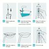 Portable Cordless Water Flosser 4 Cleaning Modes USB Rechargeable 1500mAh Lithium Battery Dental Flosser for Teeth Cleaning Oral Irrigator