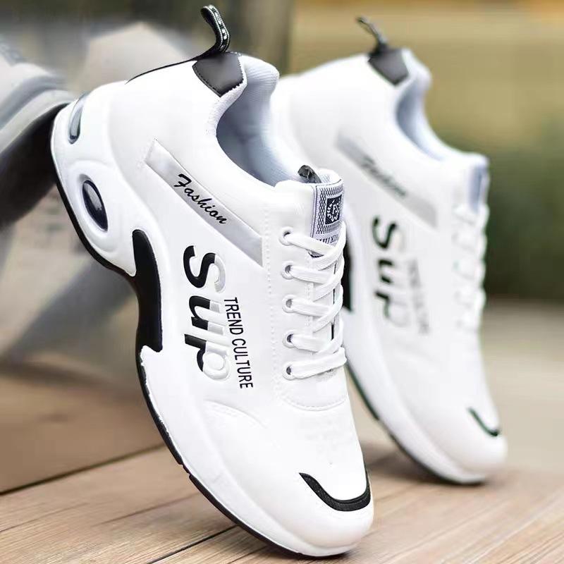 Frühlingsmode Schuhe 2024 Neue Leder wasserdichte Schuhe Sport Laufschuhe Freizeitschuhe