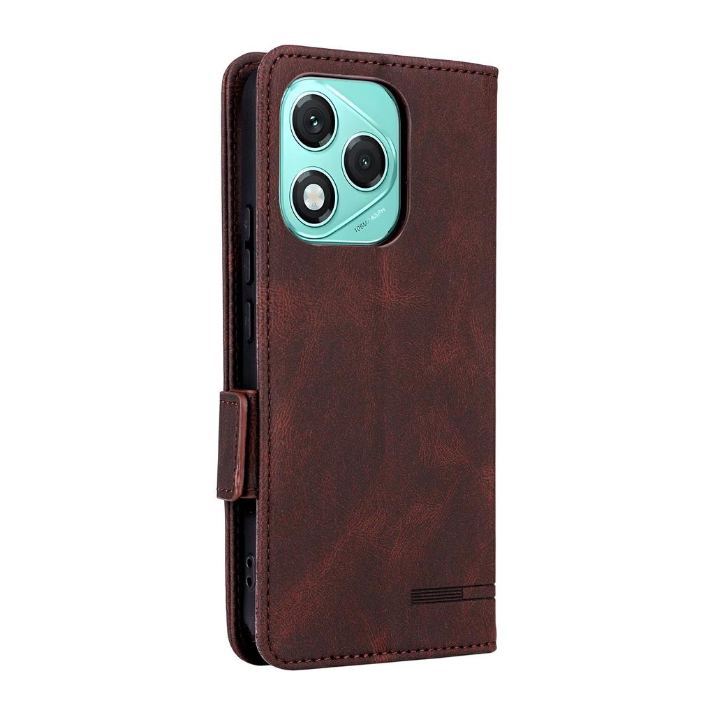 For Honor 400 Lite 5G Case Leather Wallet Flip Phone Cover with Hardware Decor