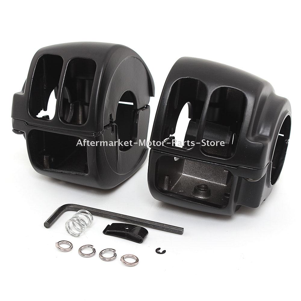 Motorcycle Switch Housing Cover Switch Cap Button For Harley Touring Glide Road King Sportster Softail Dyna VRSC Heritage Vrod