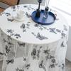 Elegant Lace Embroidery Tablecloth For Dining Table Decoration Polyester Fabric And Easy To Cleaning