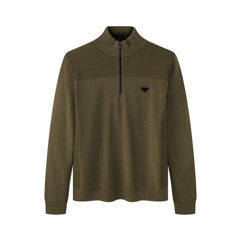 

SEPTWOLVES Men s Solid Mock Neck Long Sleeve Pullover 2XL (180cm)