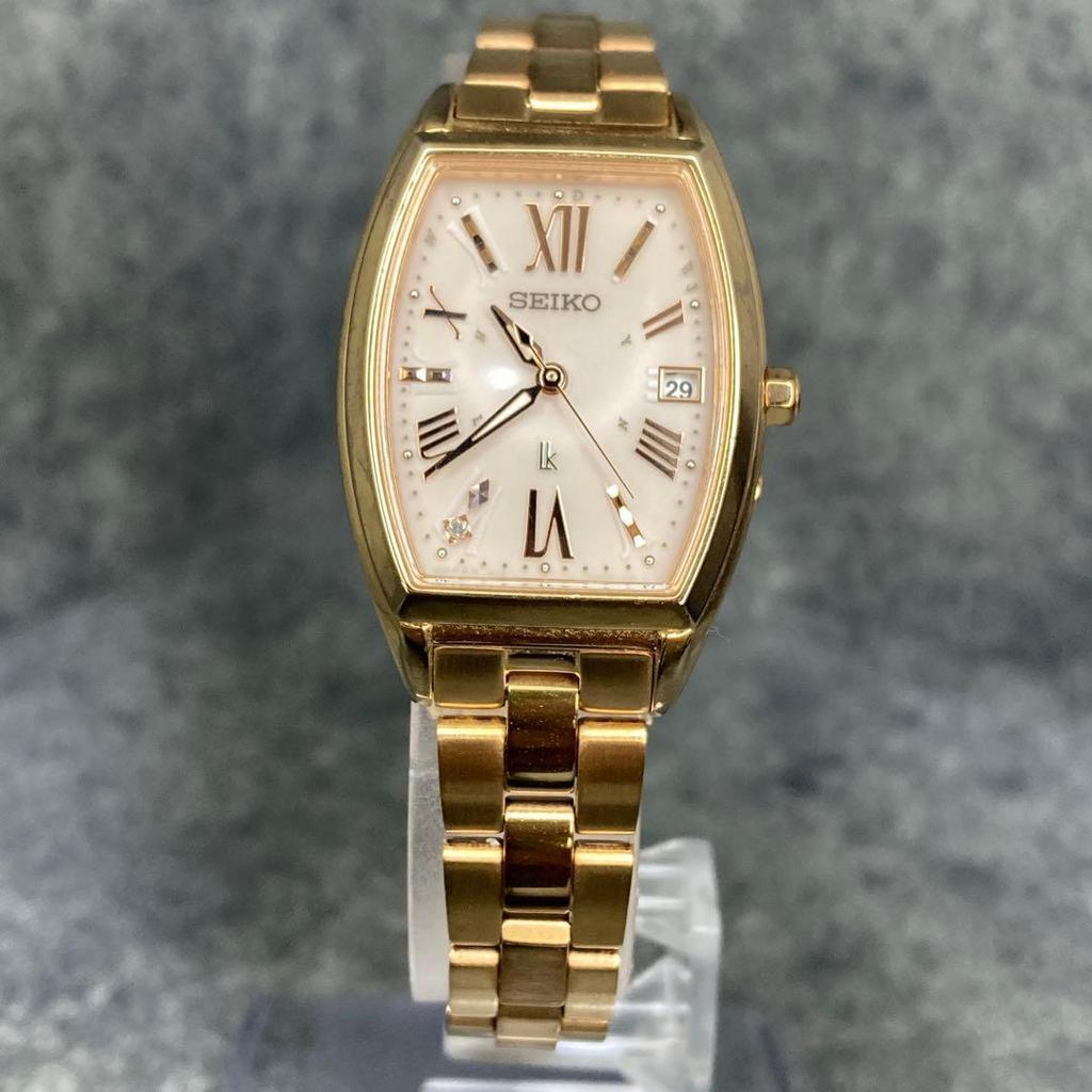 Used SEIKO LUKIA Women's Watch Gold Color