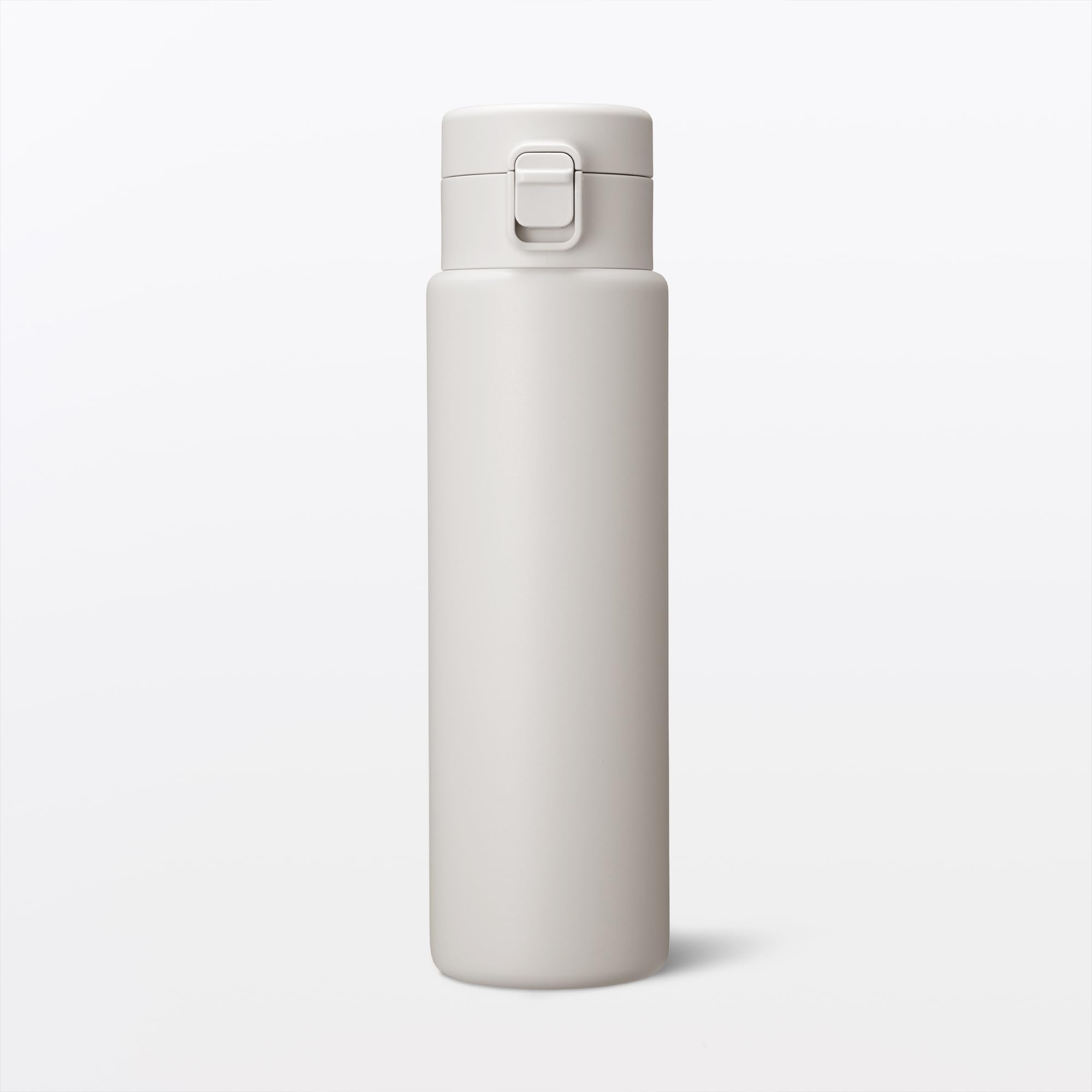

MUJI Термос серый 76049128, с кнопкой-защелкой, 750 мл, бежевый,