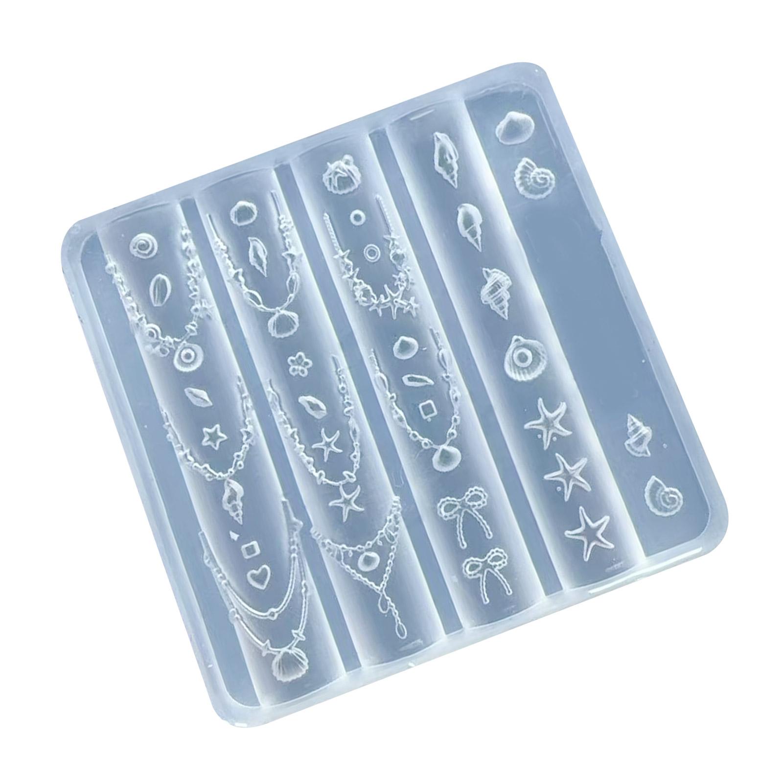 Multifuntional Nail Mold Nail Styling Mold Shell Themed Nail Accessories Moulds Suitable for Accessories Enhancement 1