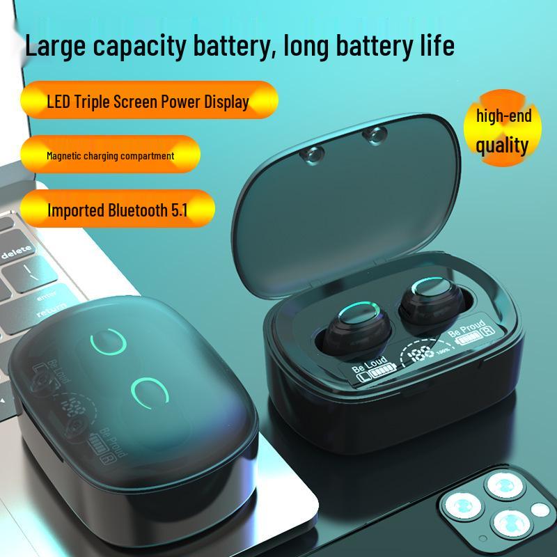Patentierte kabellose Bluetooth TWS In-Ear-Kopfhörer mit Geräuschunterdrückung, geringer Latenz und langer Akkulaufzeit