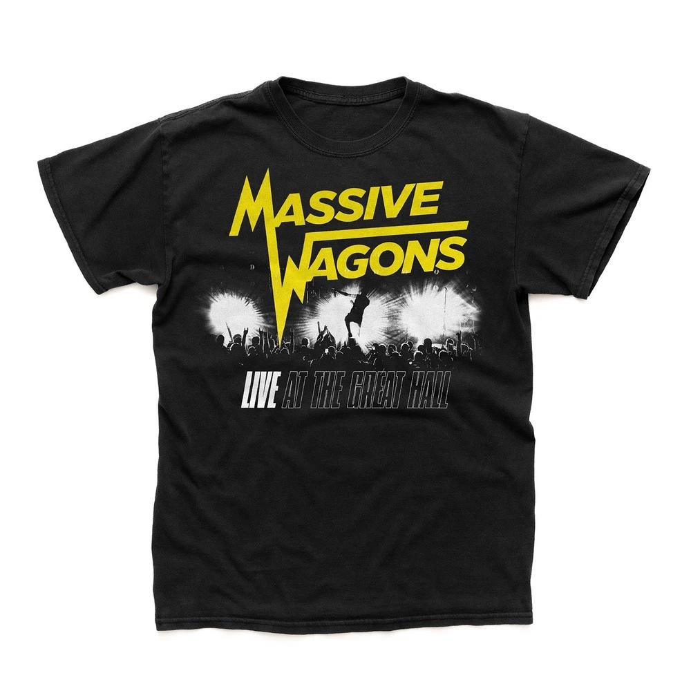 Massive Wagons Live At The Great Hall Black T Shirt Official S
