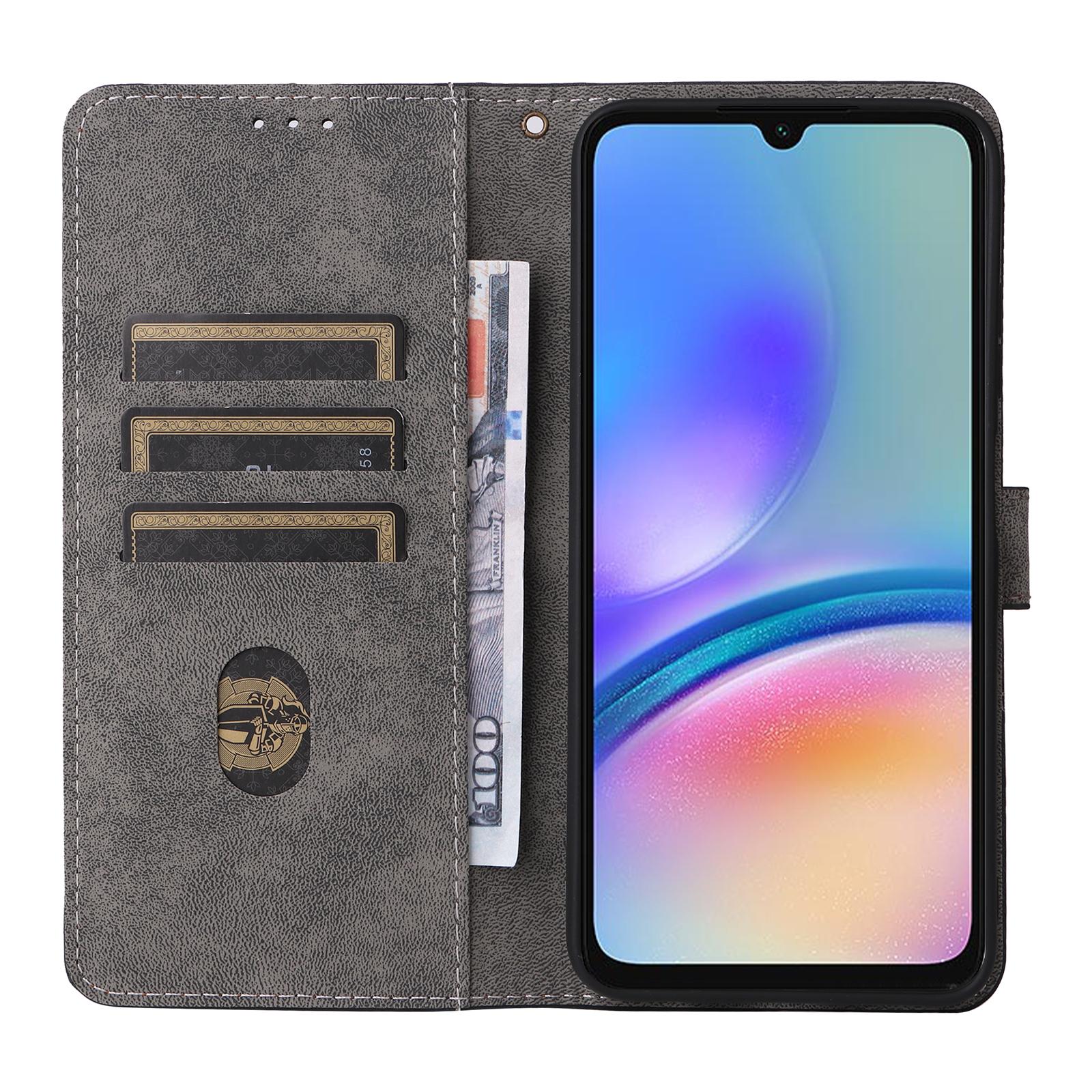 

For Samsung Galaxy A05s 4G/M14 4G Case Wallet RFID Blocking Phone Leather Cover with Strap Green