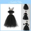 Maleficent Angelina Jolie Cosplay Kostuum Jurk Halloween Feest Outfit Voor Kinderen