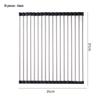 Foldable Stainless Steel Sink Dish Rack and Drainer for Kitchen