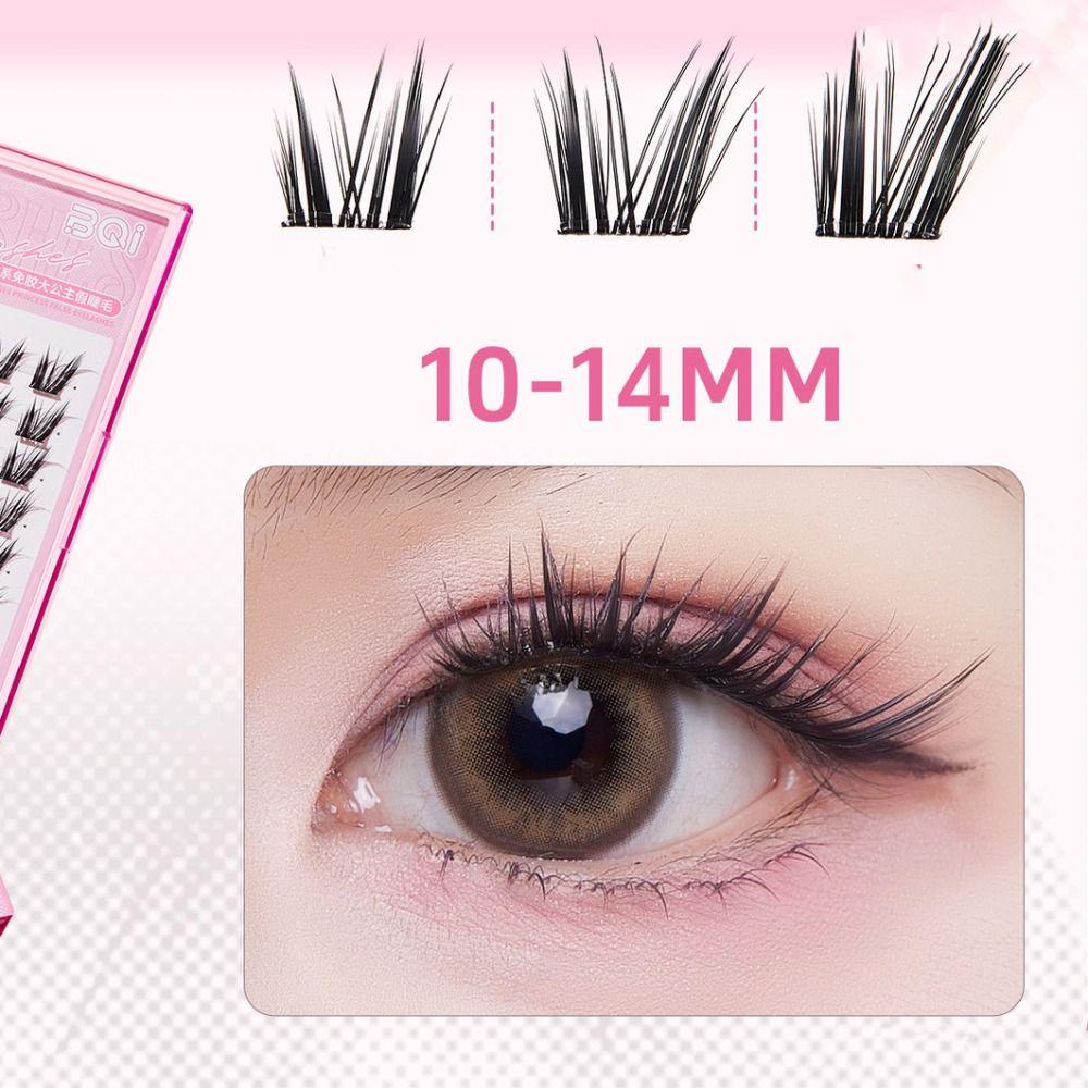 Makeup Self-adhesive Lash Clusters Extension Glue Free False Lashes Fake Eyelashes  Women/Girls