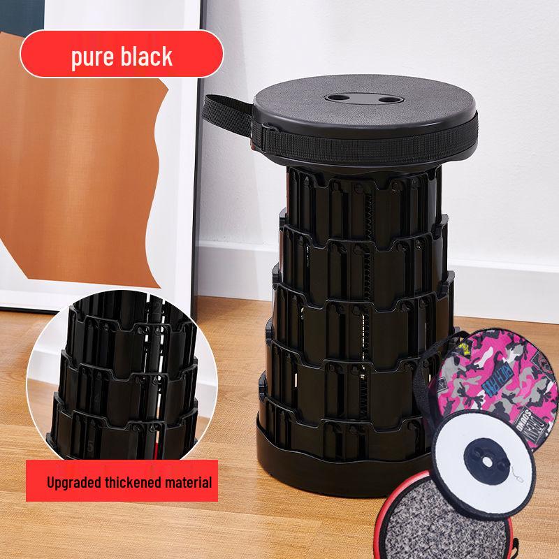 Dream Domain Portable Adjustable Retractable Stool for Outdoor and Indoor Use