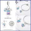 925 Silver Pink Heart Wings Skating Shoe Aircraft Camera Charms Beads Pendant Fit Qikaola 925 Original Bracelet Jewelry