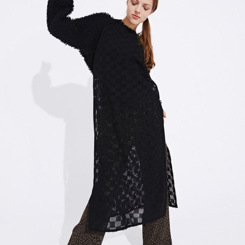 QUAFE ALPACA MUFFLER BOLERO_Black