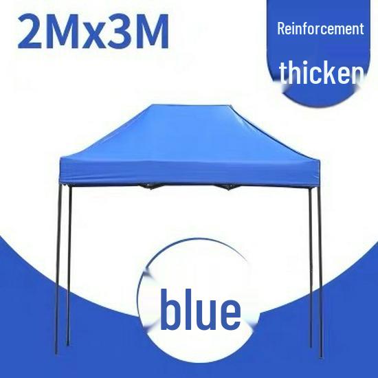 Large Telescopic Outdoor Advertising Tent: Folding Rainproof Canopy and Sunshade with Four-Legged Design