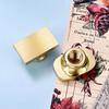 Blank Wax Seal Fire Lacquer Seal Copper Head Round Heart Shape Sealing Wax Stamps for Scrapbooking Invitation Greeting Card Seal