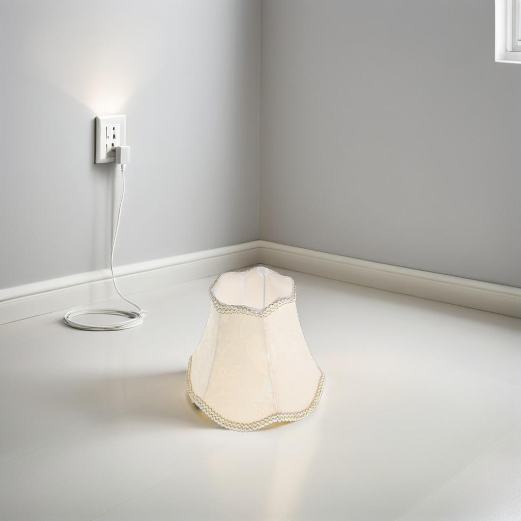 European Fabric Lampshade 5" Tops 10" Bottom 8" High Bell Shade For Wall Table Floor Lamps Living Room Bedroom Replacement