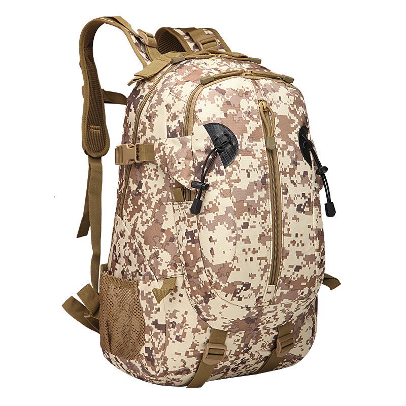 Camouflage Hiking Backpack - Tactical 3P Military Style, Durable Oxford Cloth for Outdoor Sports and Travel