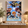 Bleach anime Custom Name Text 5D Diamond Painting Kit DIY Full Drill Diamond Art Decoration