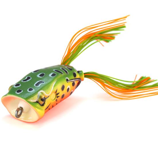 60mm/16g Fishing Lure Realistic Appearance Sharp Hook Big Mouth Large Snakehead Frog Wobbler