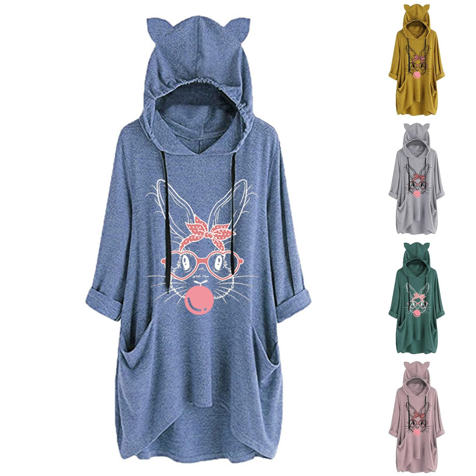 

Модный женский осенне-зимний свободный топ с круглым вырезом и длинным рукавом в леопардовую полоску, сшитый на манжетах