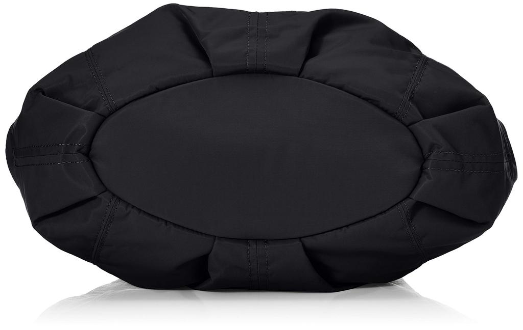 Recyceltes Nylon Flauschig Größe Schwarz [Isaac] Tragetasche, S, Y01-03-01, Damen,