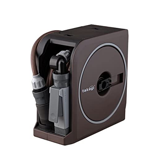 Катушка для шланга Takagi NANO NEXT 10 м (BR) Коричневый, Стильный RM1110BR