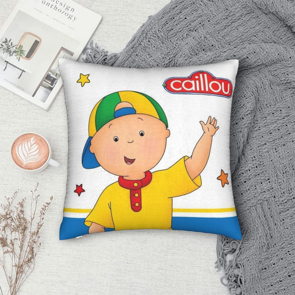 Bedroom Decor Baby Friend C-Caillou  Pillowcases Merch  Pillow Cover Square Multiple Sizes